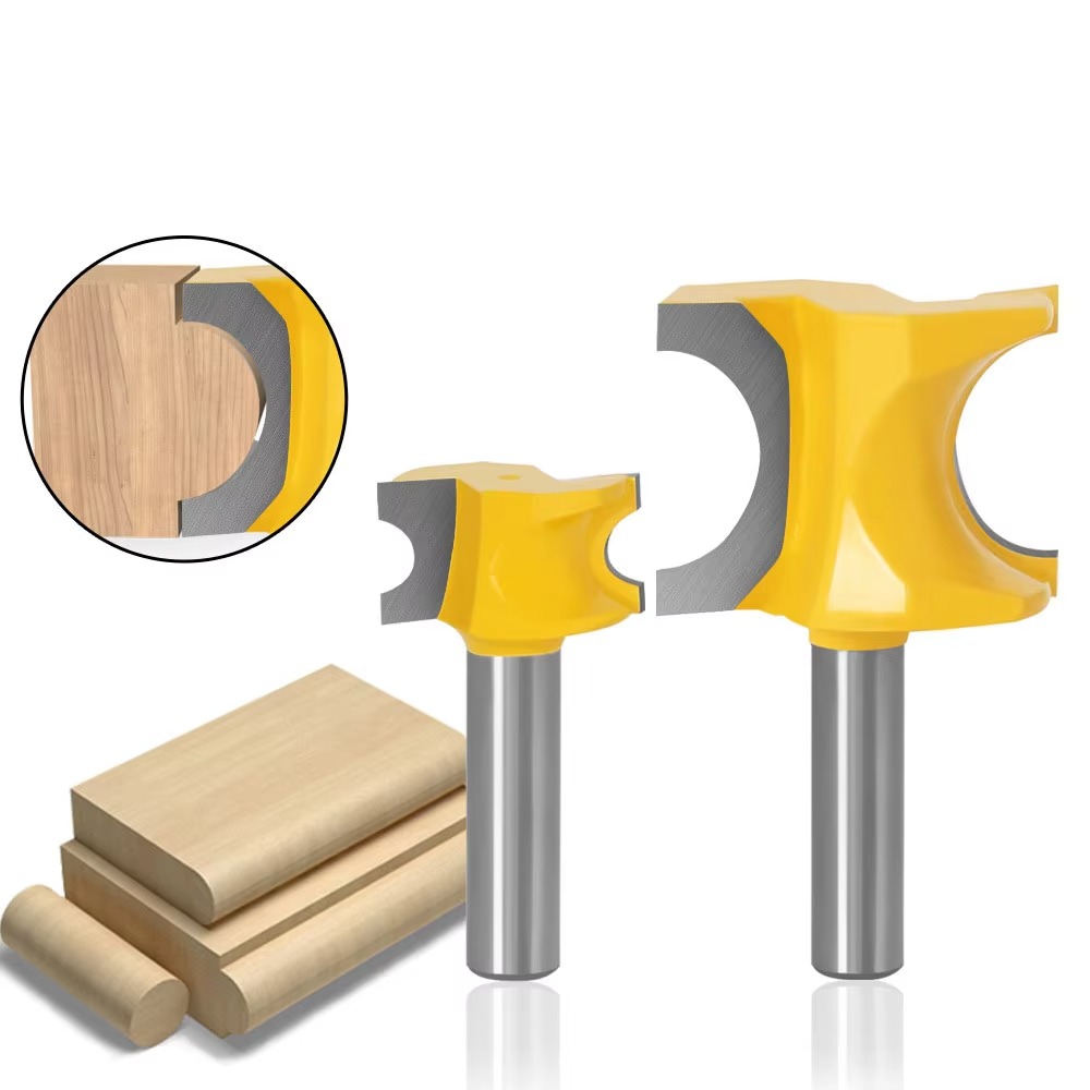Wood Chisel Set - 1個 8MMシャンク ミリングカッター 木工用 ブルノーズルータービットセット C3カーバイトチップ付き