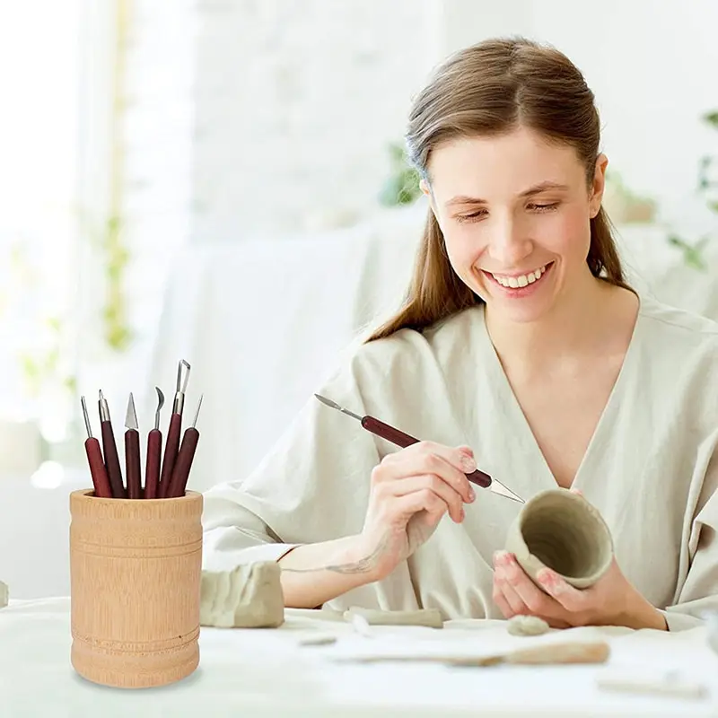 アーティストの6ピース木製陶芸ツールキット - 精密な彫刻と - Wood Chisel Set のレビューと価格
