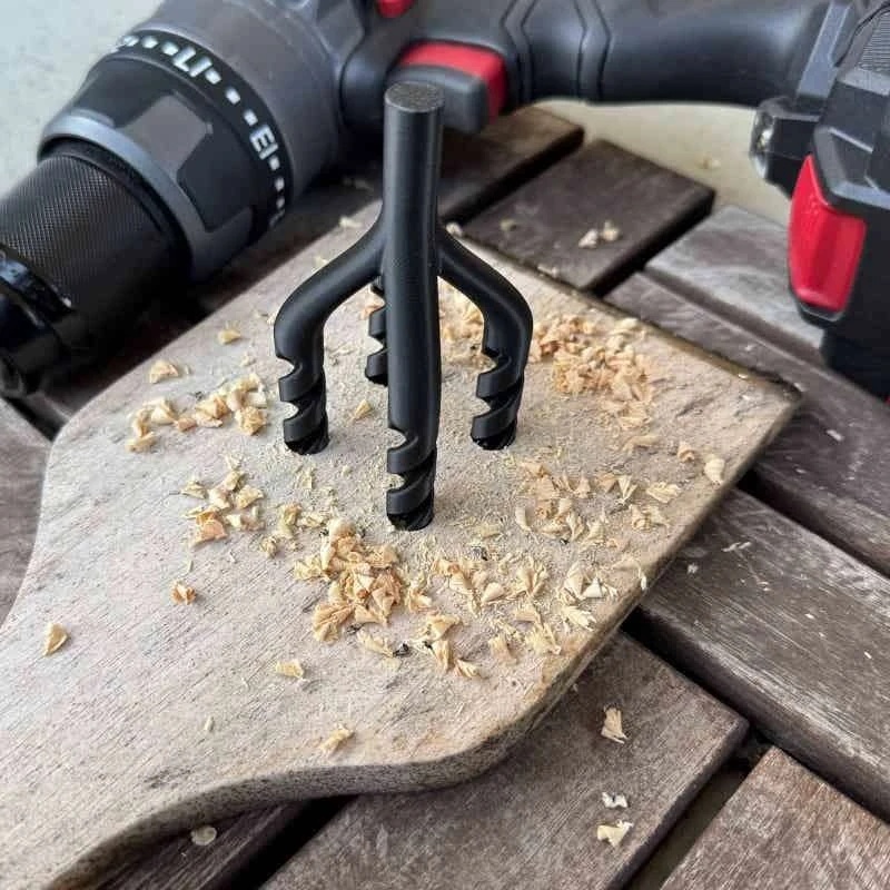 プラスチック製の四つ穴ドリルビット。面白いジョークグッズ、電 - Woodworking Jokes のレビューと価格