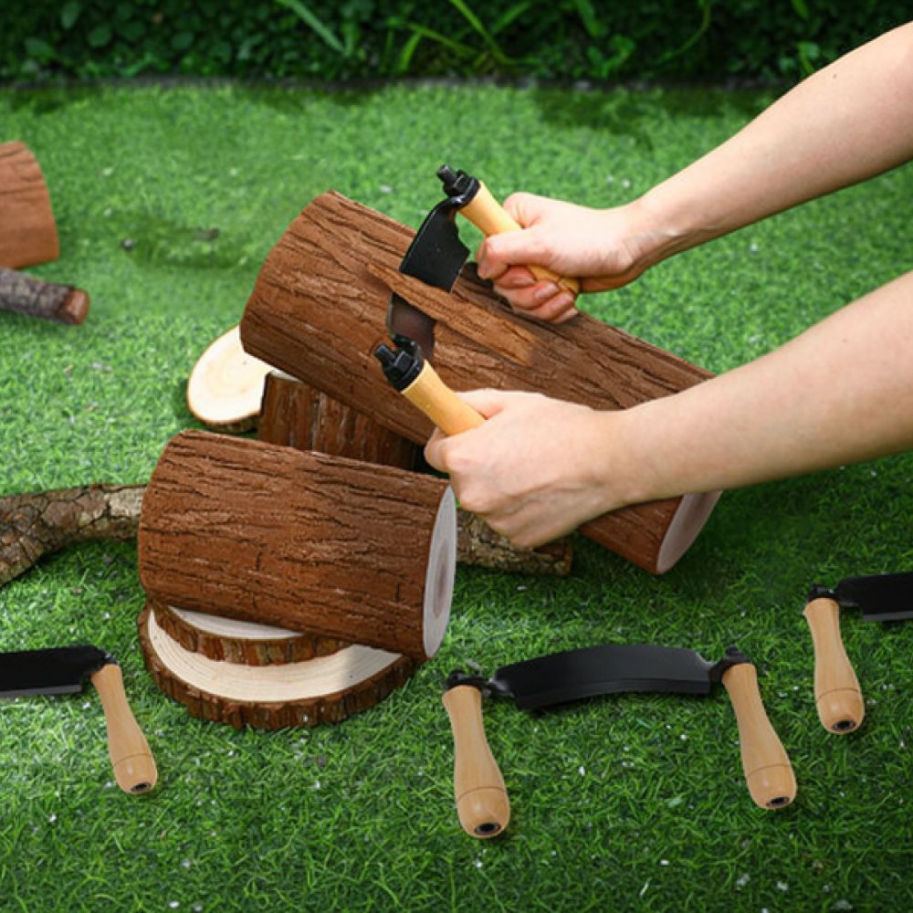 手動式の木の皮むき器、三日月型の刃、木工用工具。木工、庭木の - Drawknife Blade のレビューと価格