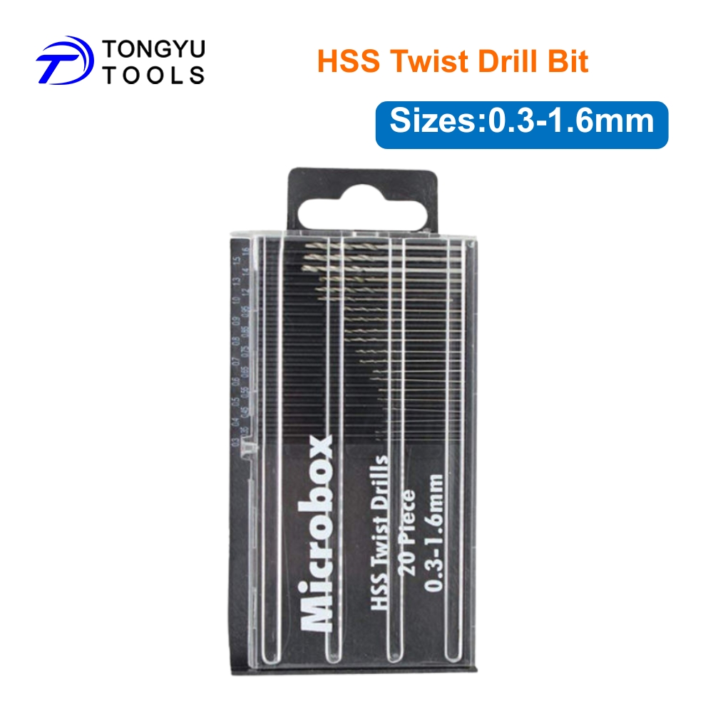 マイクロミニツイストドリルビットセット 0.3-1.6mm  - Wood Chisel Set のレビューと価格